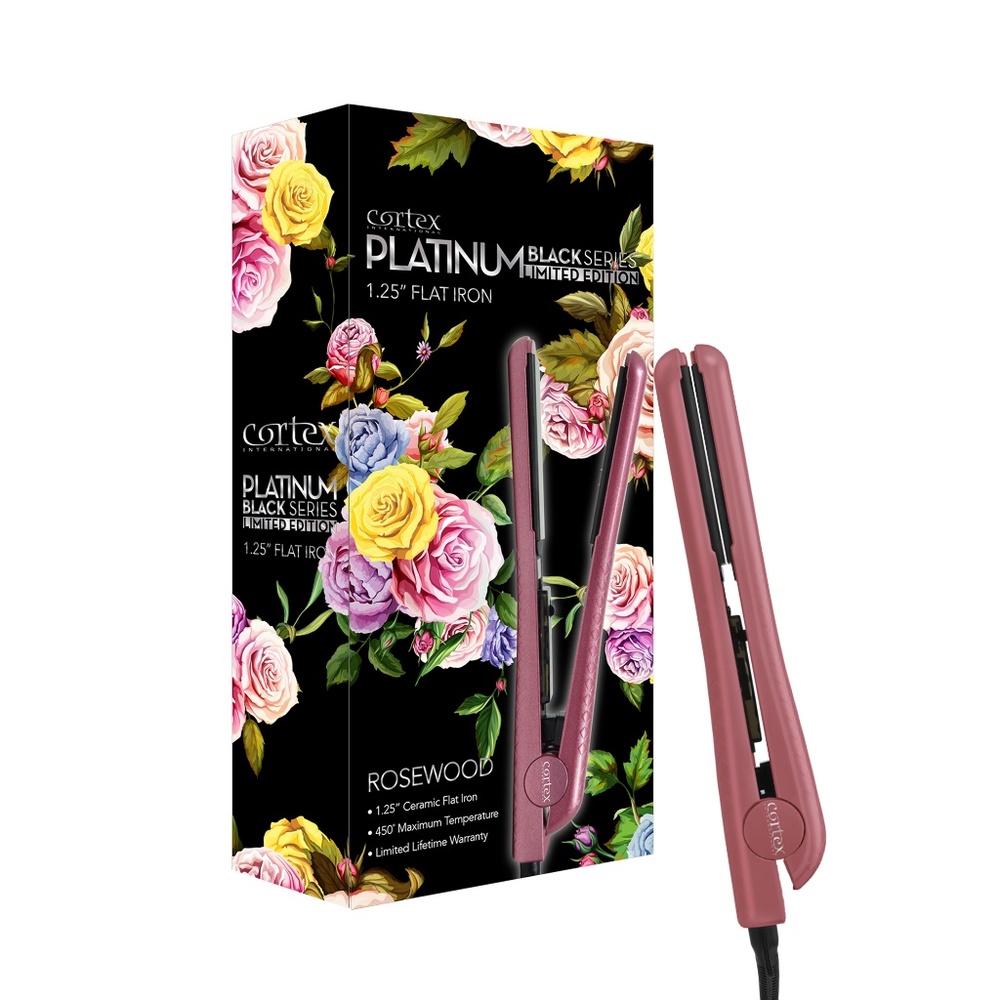 Cortex Platinum Black Series 1.25" Flat Iron